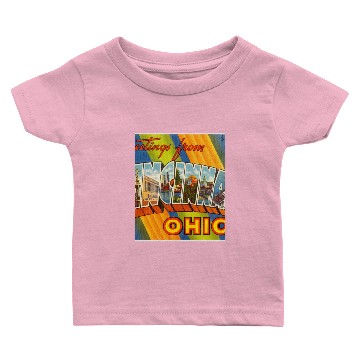 Discover Greetings From Cincinnati Ohio Baby T-shirts