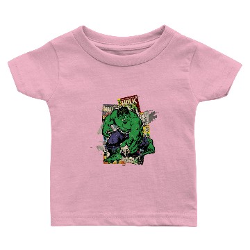 Discover Hulk Retro Comic Graphic Baby T-shirts