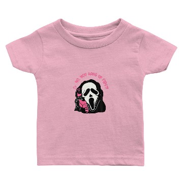 Discover Scream Ghost Calling Funny No You Hang Up Hallowee Baby T-shirts