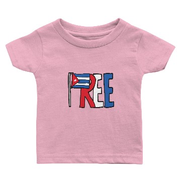 Discover Free Cuba Sleeveless Baby T-shirts