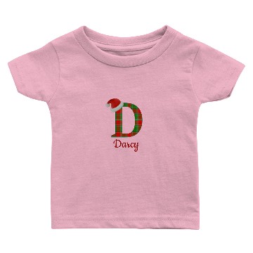 Discover Initial D Christmas  with Personalized Name Baby T-shirts