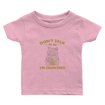 Discover Don't Talk To Me I'm Counting Sleeveless Baby T-shirts