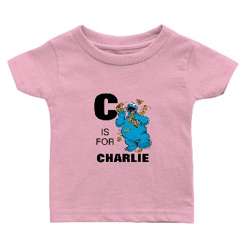 Discover Vintage - C is for Cookie Monster | Add Your Name Baby T-shirts