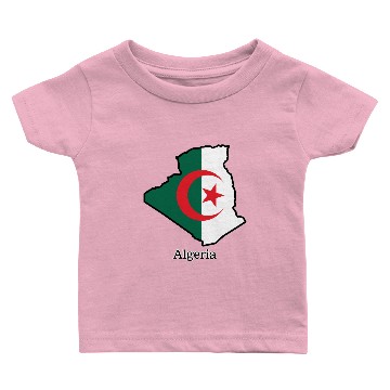 Discover Flags and countries Algeria Baby T-shirts