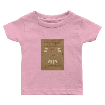 Discover Vitruvian Sock Monkey colored Sweat Baby T-shirts