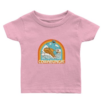 Discover Cookie Monster Cowabunga! Baby T-shirts