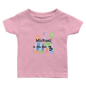 Discover Circus Elephants Customizable Birthday Baby T-shirts