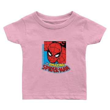 Discover The Amazing Spider-Man Retro Comic Icon Baby T-shirts