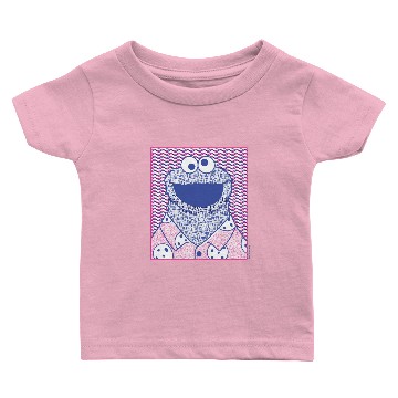 Discover Cookie Monster | Button Down Cookie Baby T-shirts