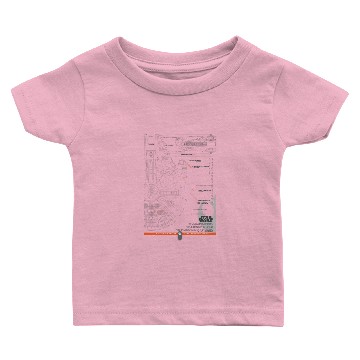 Discover Millennium Falcon Schematic Baby T-shirts
