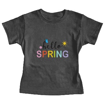 Discover Hello Spring Baby Tees