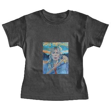 Discover Joni Mitchell Mitchell Blue Baby Tees