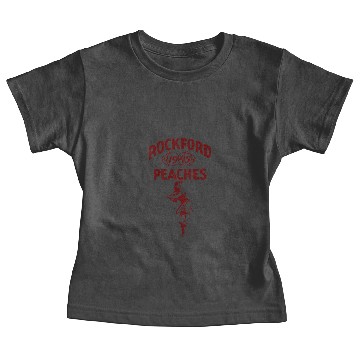 Discover Rockford Peaches - Baseball - Baby Tees