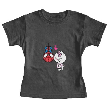 Discover Hello Kitty and Spider-Man Lovers Baby Tees