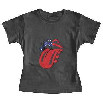 Discover Rolling Stones Lips Baby Tees