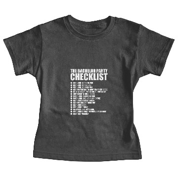 Discover Bachelor Party Checklist Groomsmen Baby Tees