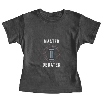 Discover Master Debater Debate Debating Baby Tees