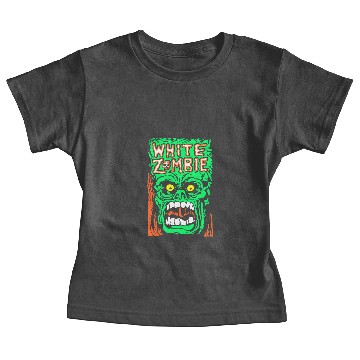Discover white zombie Baby Tees