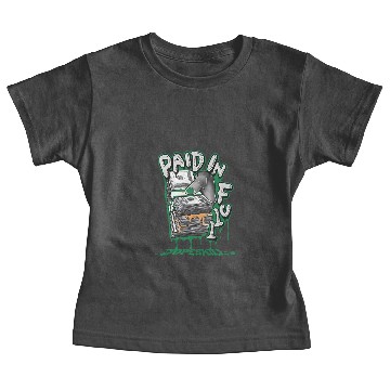 Discover Pine Green 4s Unisex Baby Tees Paid In Full Graphic