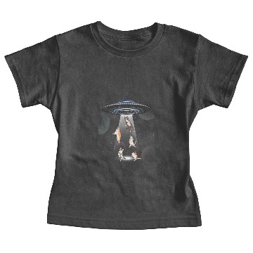 Discover Cat Paws Alien Cat Galaxy Cat Cat UFO Baby Tees