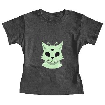 Discover black cats Paws Elegant alien cats design Baby Tees