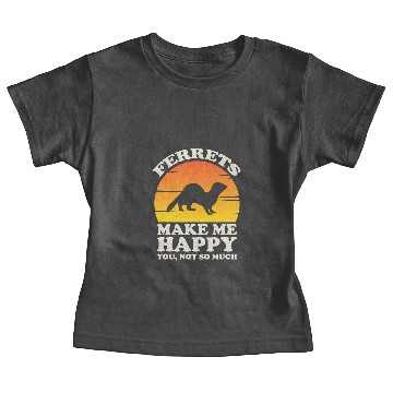 Discover Ferret Gift Make Me Happy Ferret Clothes Ferret Baby Tees