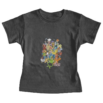 Discover Disney The Muppets Main Characters Distressed Group Shot Zip Baby Tees