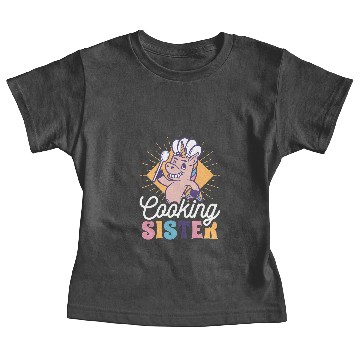 Discover Unicorns Cooking Unicorns Sister for Sibling Baby Tees
