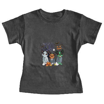 Discover Dog Boston Terrier Halloween Boston Terrier Dog Witch Scary Halloween Costume Baby Tees