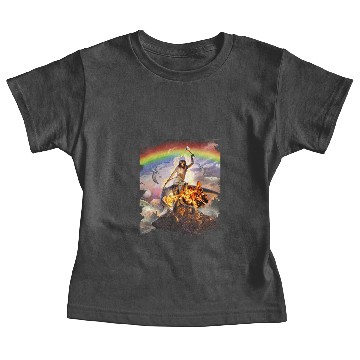 Discover Dinosaur Dino Christian Jesus Riding A Dinosaur TRex Dino Christian Parody Funny Baby Tees