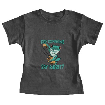 Discover Frog Gift Red Eyed Tree Frog Ribbit Rainforest Poison Dart Baby Tees