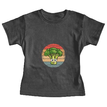 Discover Broccoli Funny Retro vintages Sunset Style Broccoli Lover Baby Tees
