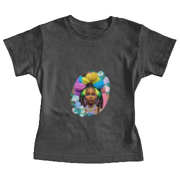 Discover Black Girl Easter Magic Brown Skin Girls Spring Easter Eggs Baby Tees