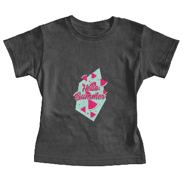 Discover Hello Summer Vacation Beach Watermelon for Melon Lover Baby Tees