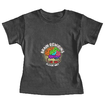 Discover Autistic Brain Surgery Brain Rewiring Neurodiversity Autism Baby Tees
