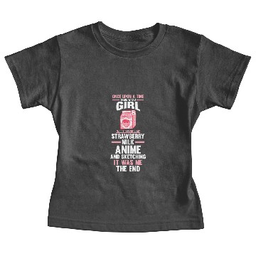Discover Anime Sketching Strawberry Milk Baby Tees