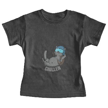 Discover Cat Paws Chillin Cat Skydiving Baby Tees