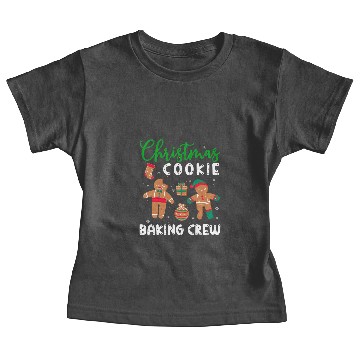 Discover Christmas Quote Christmas Cookie Baking Crew Baby Tees