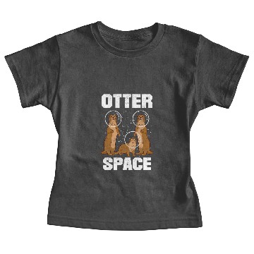 Discover Otters Space for a Astronaut Fan Astronomy Solar System Baby Tees