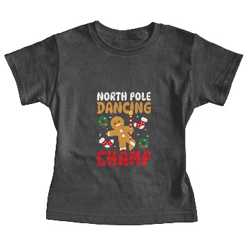 Discover North Pole Dancing Champion Design Baby Tees