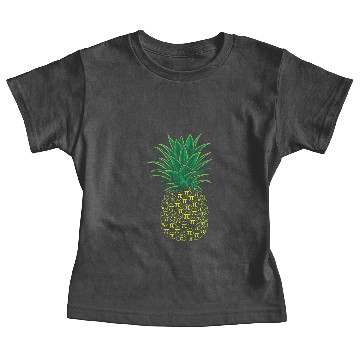 Discover pineapples Funny Fruit 314 Pi Day Baby Tees
