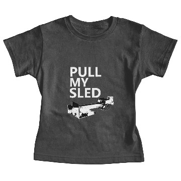 Discover Tractor driving Pull My Sled Tractor Pulling Baby Tees