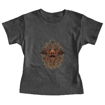 Discover Phases Moth Occult Skull Witchcraft Magic Occult Gothic Baby Tees