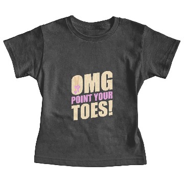 Discover OMG Point Your Toes Pole Dance Practice Dancing Baby Tees