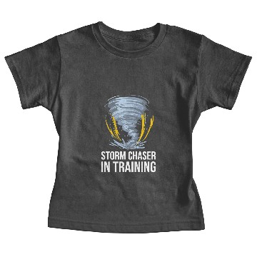 Discover Tornado Storm Chaser In Training For Meteorologist Baby Tees