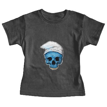 Discover Smurf Skull - Smurf - Baby Tees