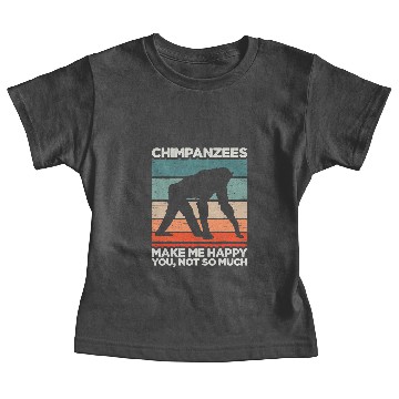 Discover vintages Chimpanzees Monkey Chimp Ape Wildlife Chimpanzee Baby Tees