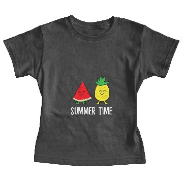 Discover Watermelon pineapples Summer Time Vacation Fruits Watermelon Baby Tees