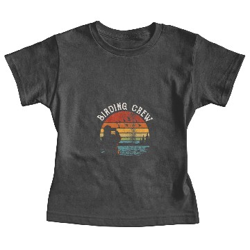 Discover The Birding Crew Birdwatching Gift Baby Tees