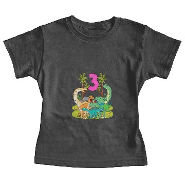 Discover Dinosaur Dino Paradise For Ages 3 Dinosaur Baby Tees